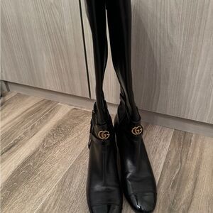 Gucci Women's Black Leather Boots